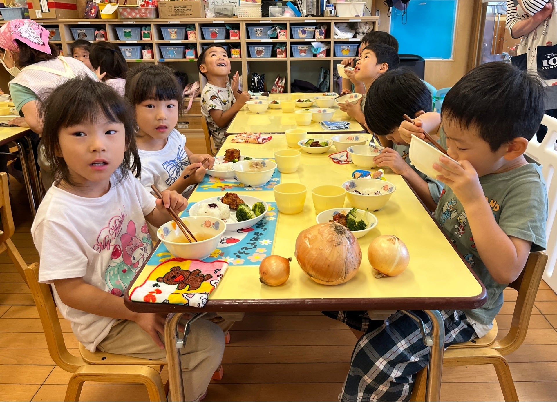 八王子市の公立保育園での様子