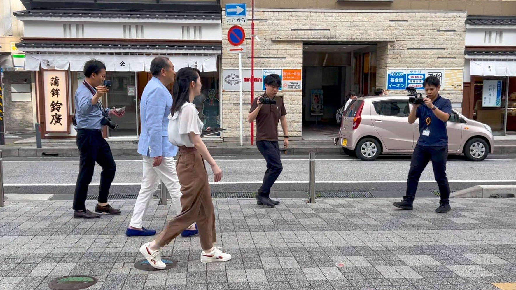 「せかおだ」ロケの様子