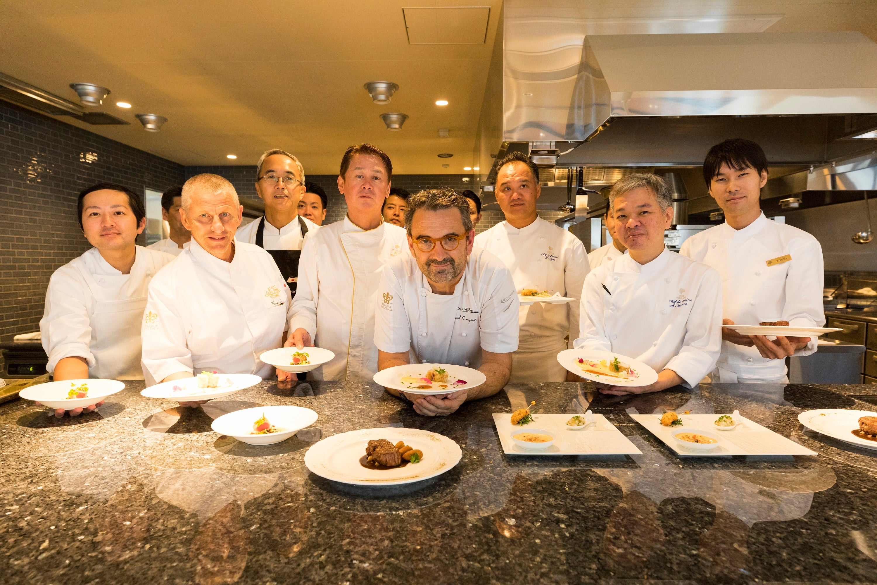 コルシカ島シェフとの交流