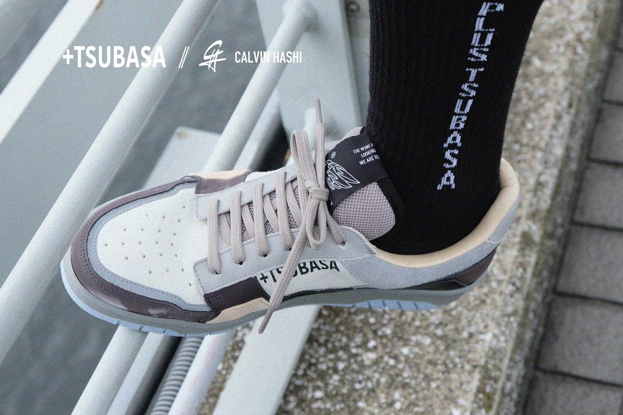 スニーカー +TSUBASA x CALVIN HASHI コラボカラー  DAN-DAN マルチ (MADE IN PORTUGAL)　¥36,300　サイズ37〜44