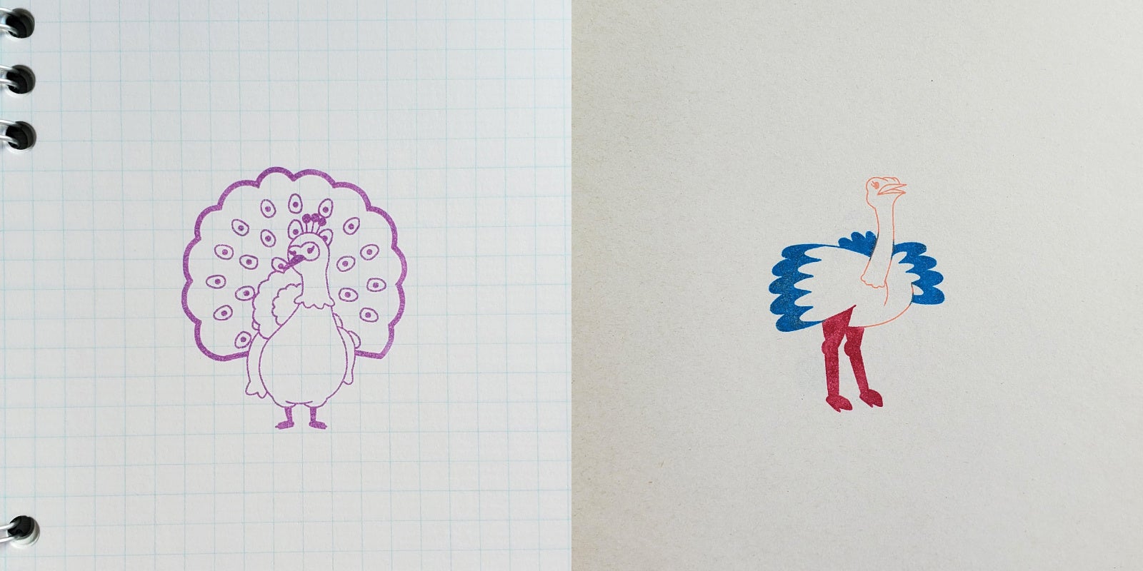 ファインカラースタンパー ラッキーとりぽんズ