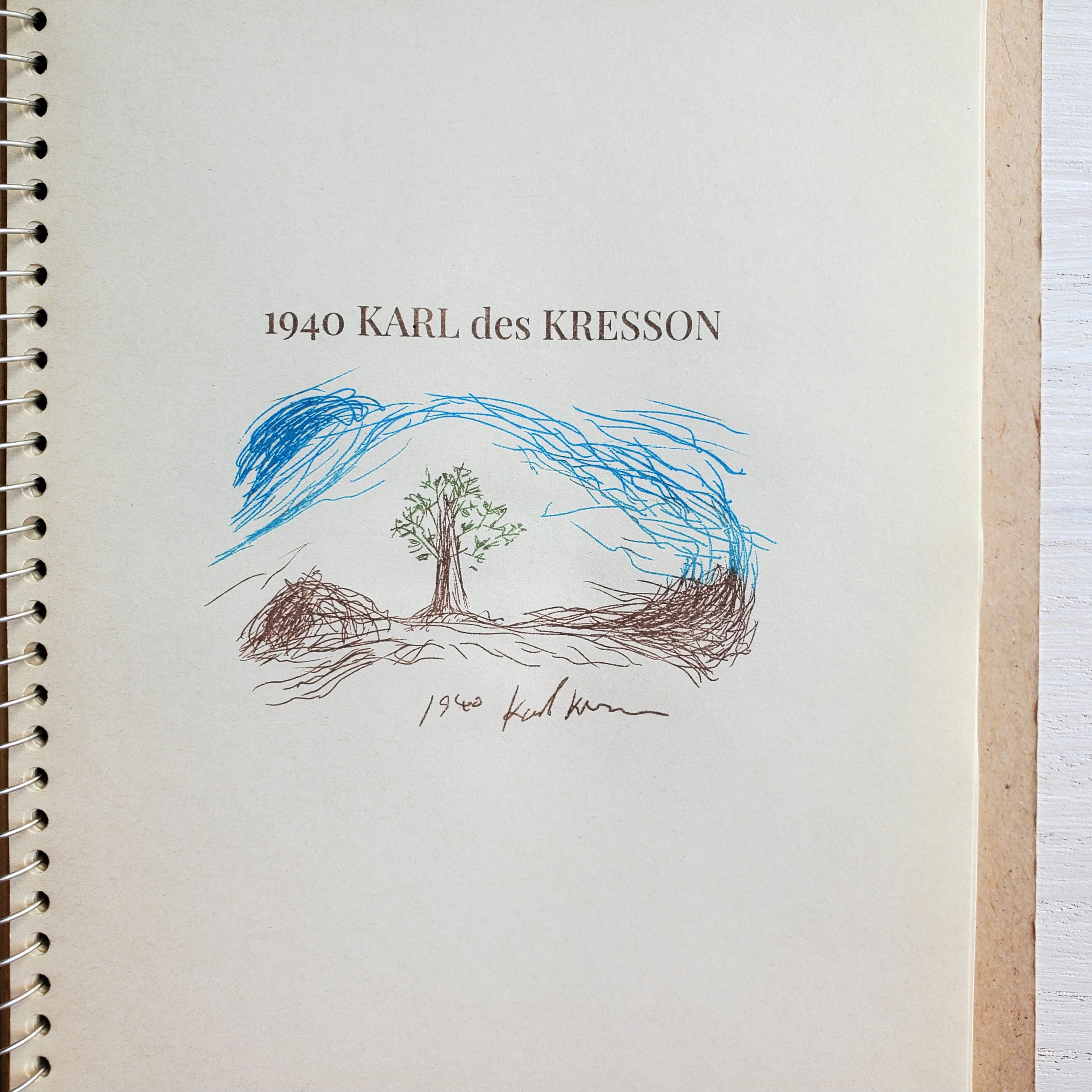 ファインカラースタンパー「1940カール・デ・クレッソン ドローイングアートコレクションスタンプ」