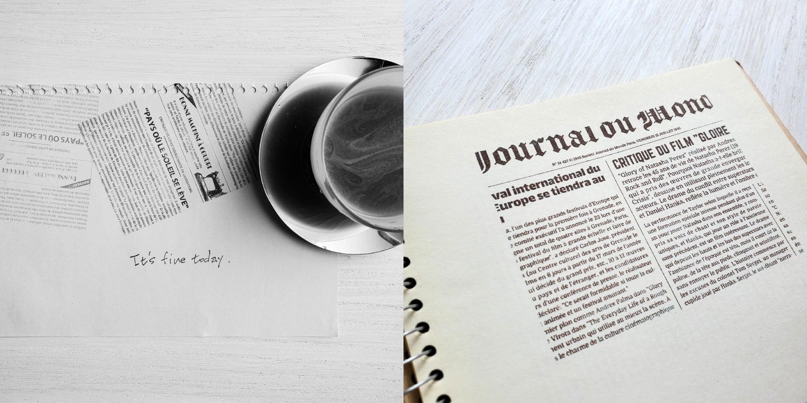 ファインカラースタンパー アンティークニュースペーパースタンプ