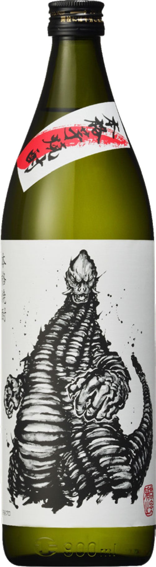 レッドキングの爽快な芋焼酎ラベル