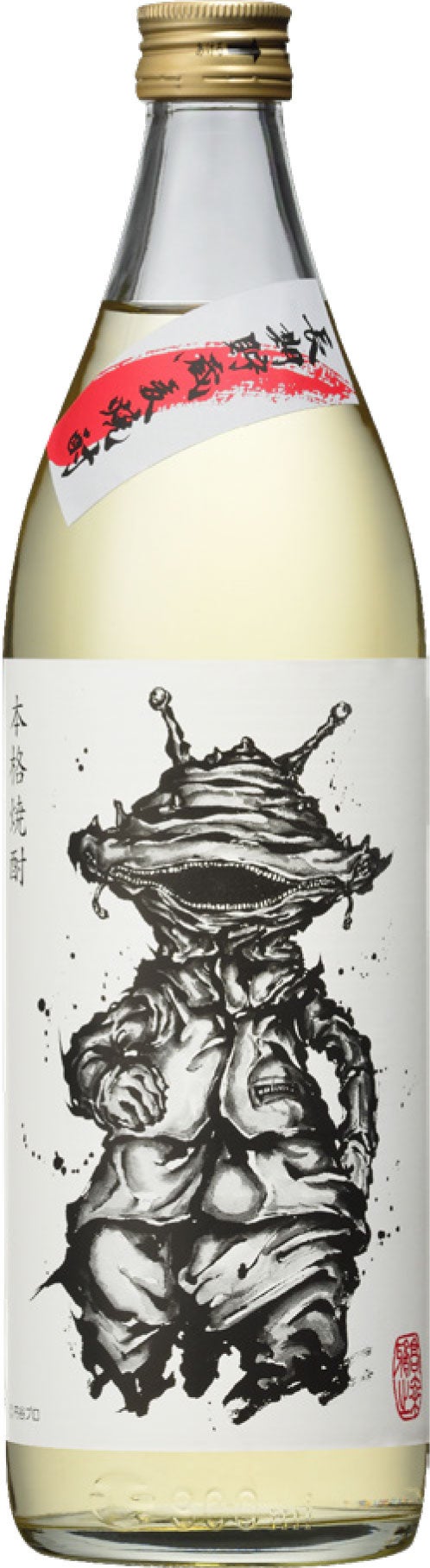 カネゴンの麦焼酎ラベル