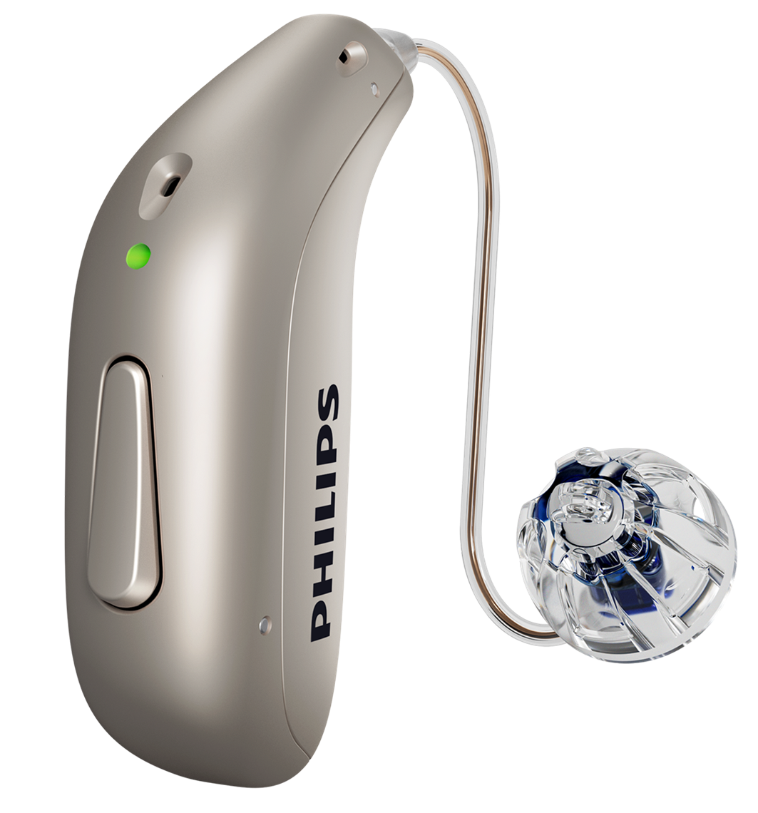AI搭載補聴器「フィリップス ヒアリンク 50」（ベージュ）