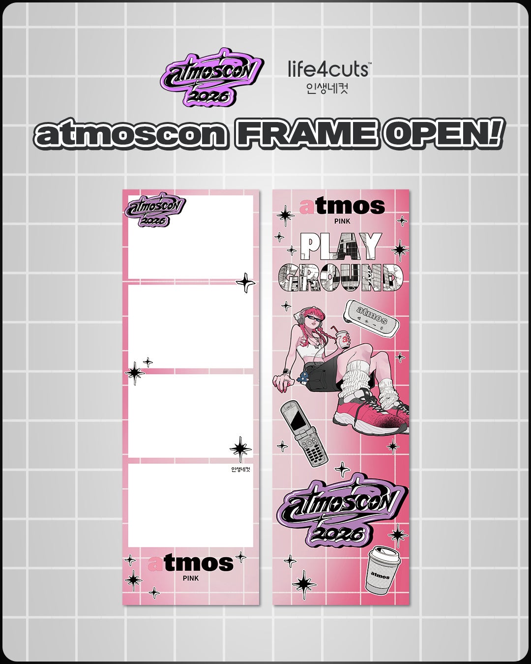 韓国発セルフフォト「人生4カット」が『atmoscon 2026』に登場 オリジナルフレームのフォトブースを展開