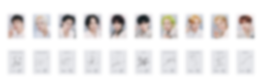 ▲TREASURE セルフィー フォトカード　イメージ