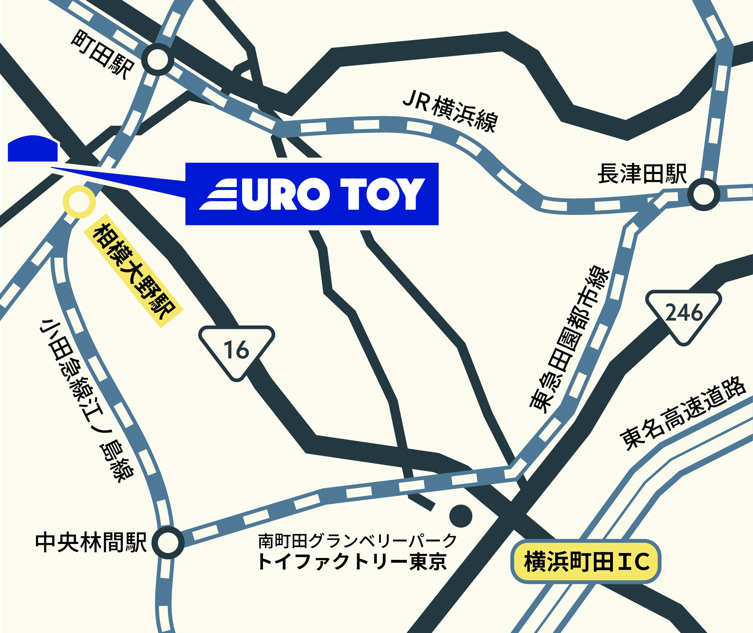 EURO-TOY 相模原　MAP