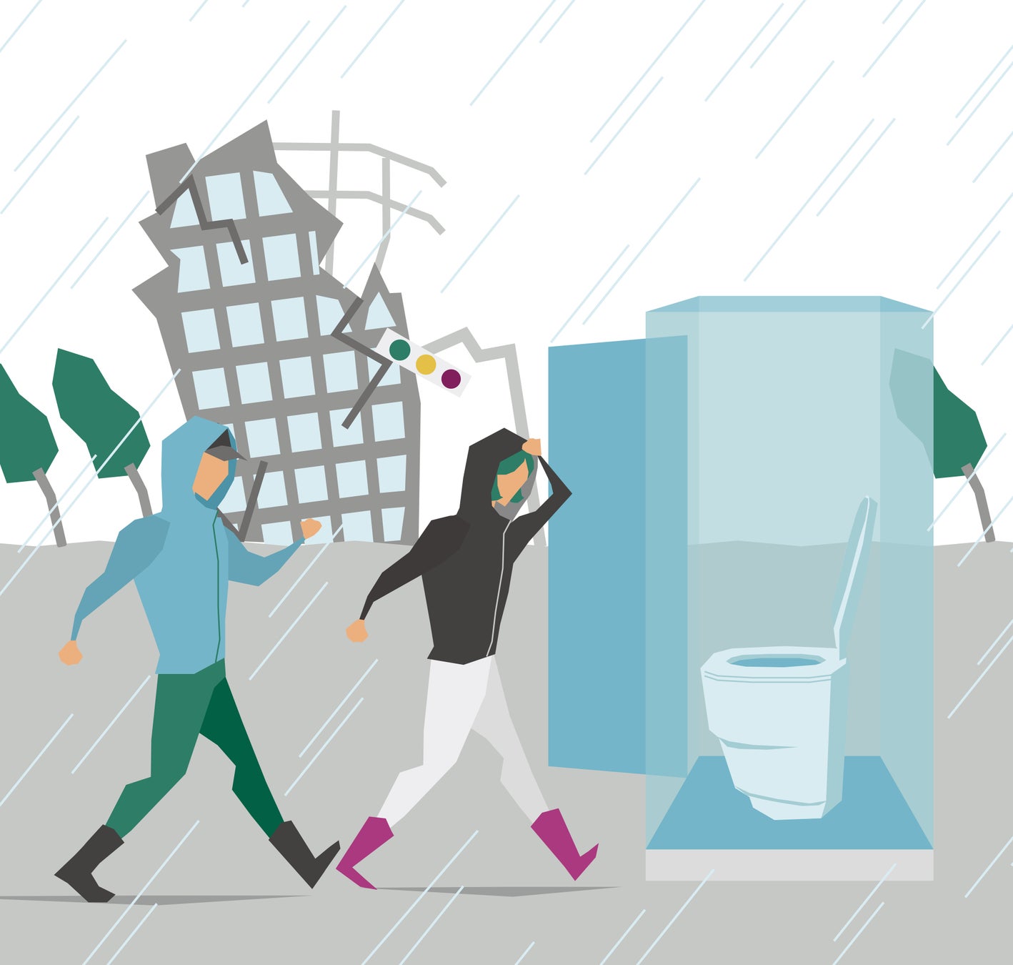 災害時の緊急簡易トイレとして