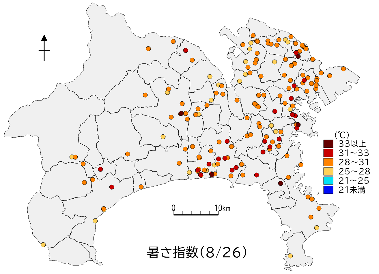 測定結果の例（令和4年8月26日）