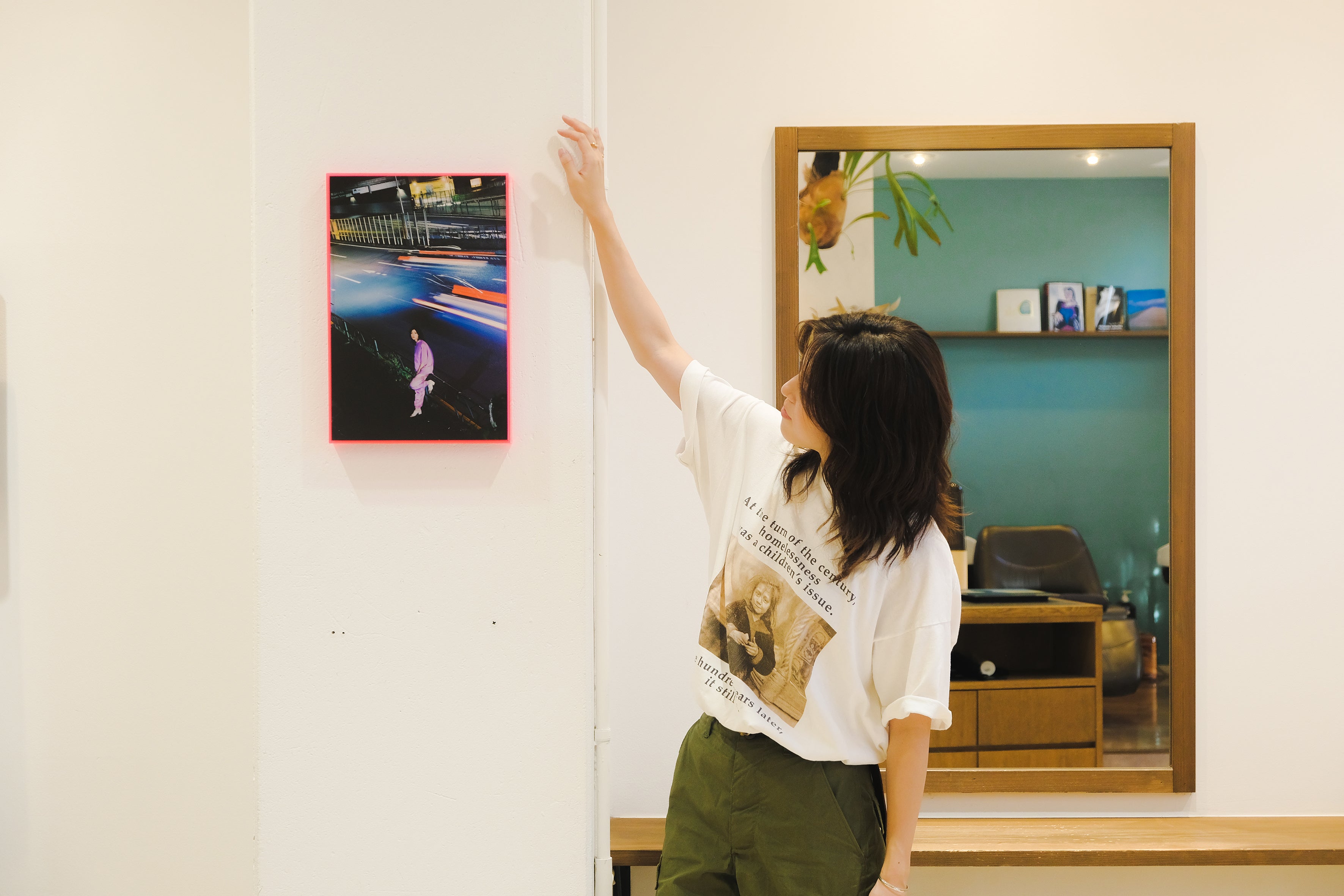 inU x Sakiho Kawakubo “合図3号線”のフォトアクリル&ギャラクシーフレーム