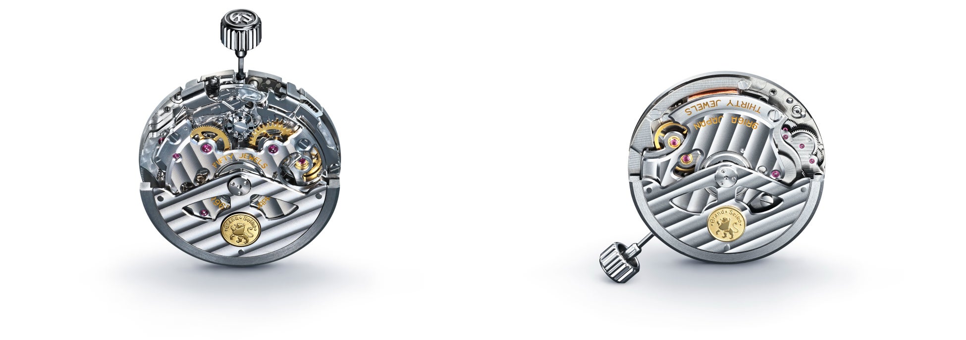 左:キャリバー9R96(SBGC247) 、右:キャリバー9R16(SBGE275)