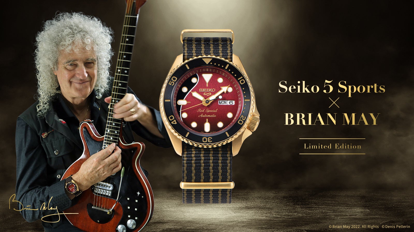 Brian May ギター柄 公式シャツ オフィシャル品 クィーン QUEEN - ギター