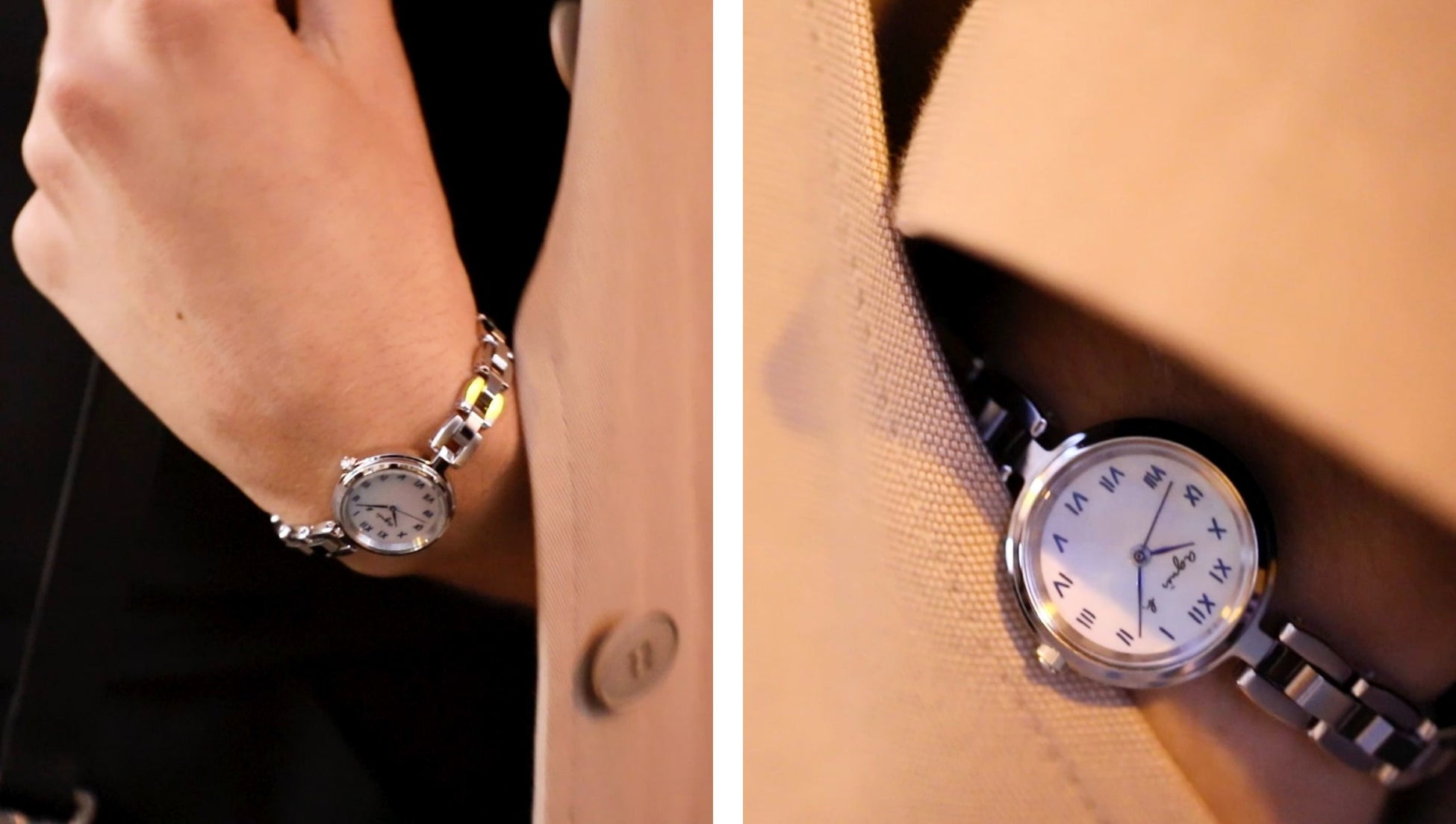 華奢でフェミニンな上品デザイン