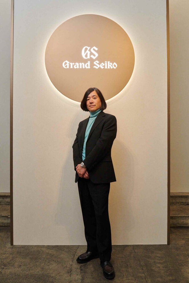 ファッションエディター 祐真 朋樹さん：　　　　　腕時計「SLGH005」を着用