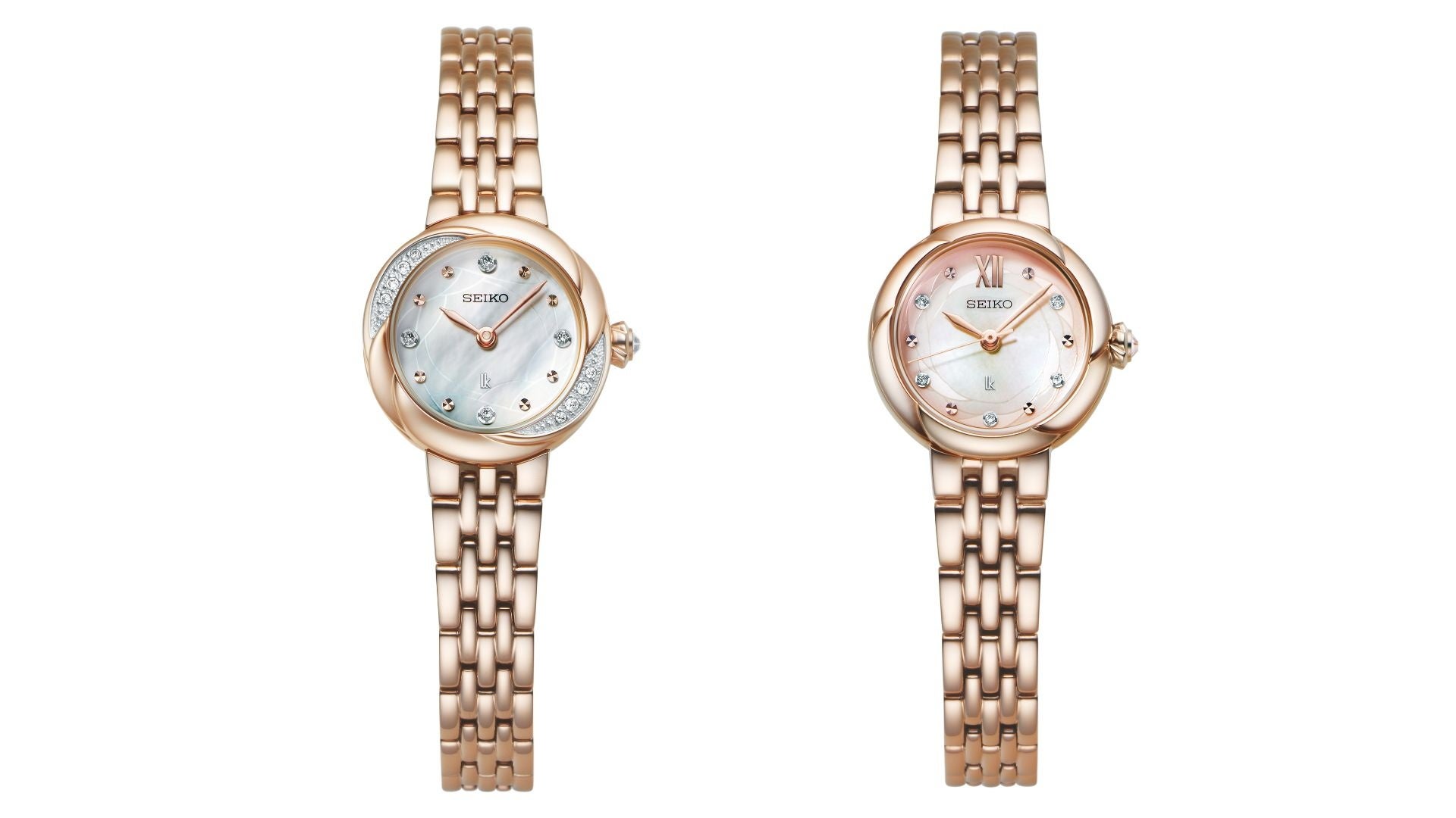 まぁや様　新品　SEIKO　ピンクゴールド　腕時計 ブランド誕生30周年を迎える＜セイコー ルキア＞より、優しく