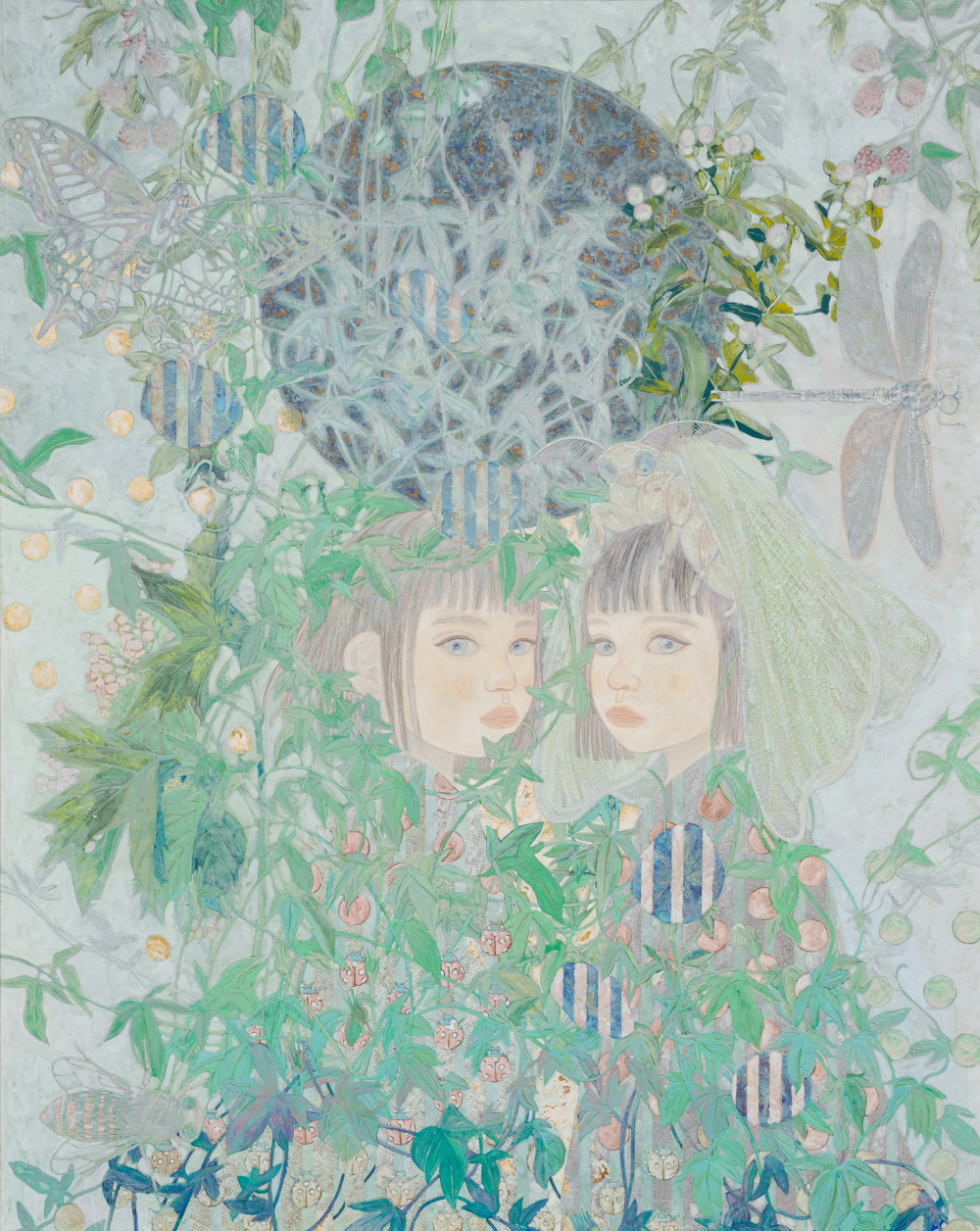 小薗保典 日枝神社 大スギ 絵 絵画 風景画 日本画 小薗保典 日枝神社