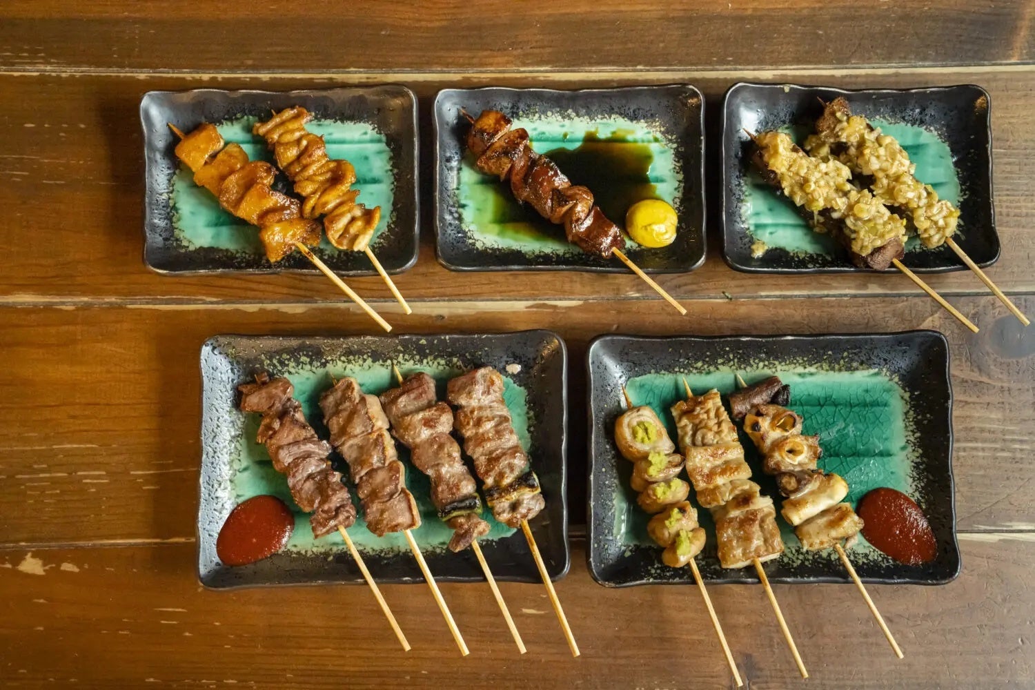 やきとんの食べ方