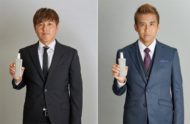 現役プロサッカー選手　（右）稲本潤一選手　（左）遠藤保仁選手