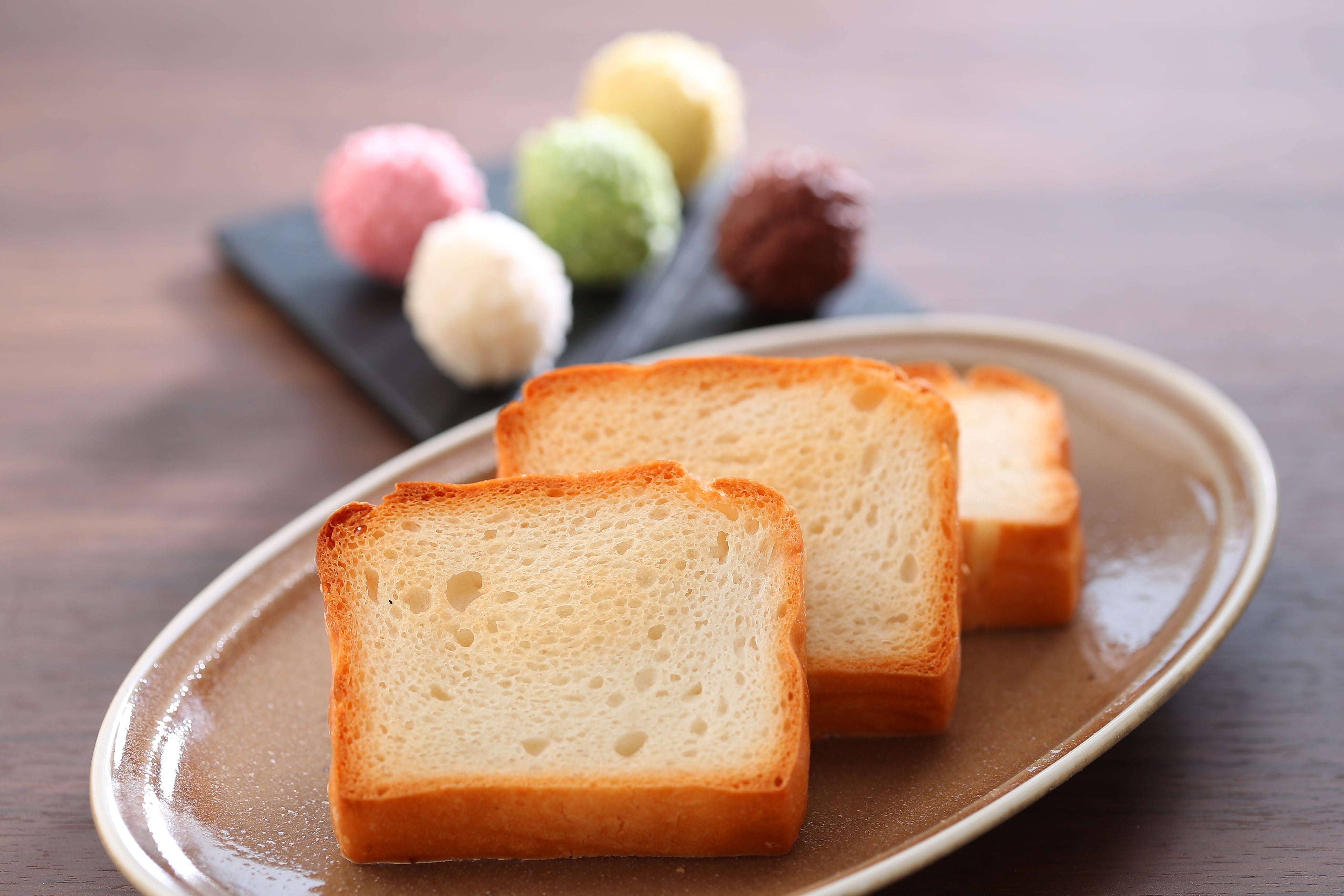 こんにゃくとお米のトーストと選べるバター