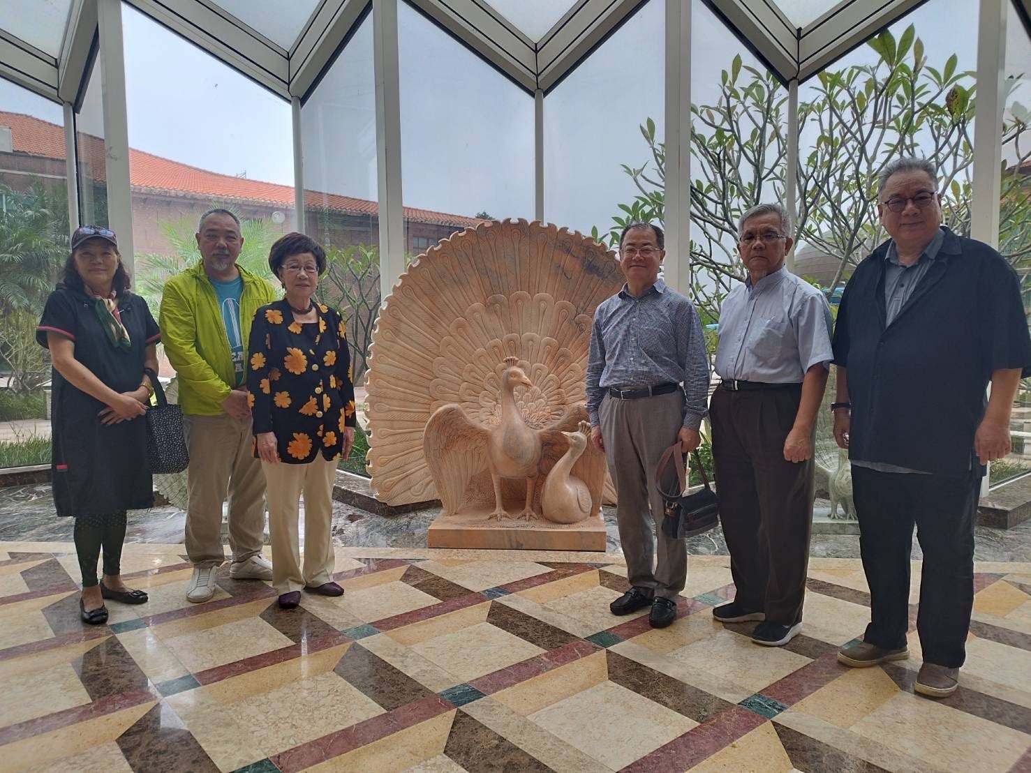 台湾北部最大のゴルフ場、サンライズゴルフ&カントリークラブにて日台友人と友好会談