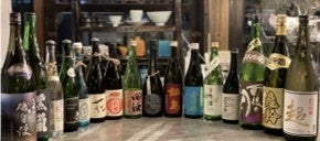 定期的に開催される日本酒会のお酒ラインナップ