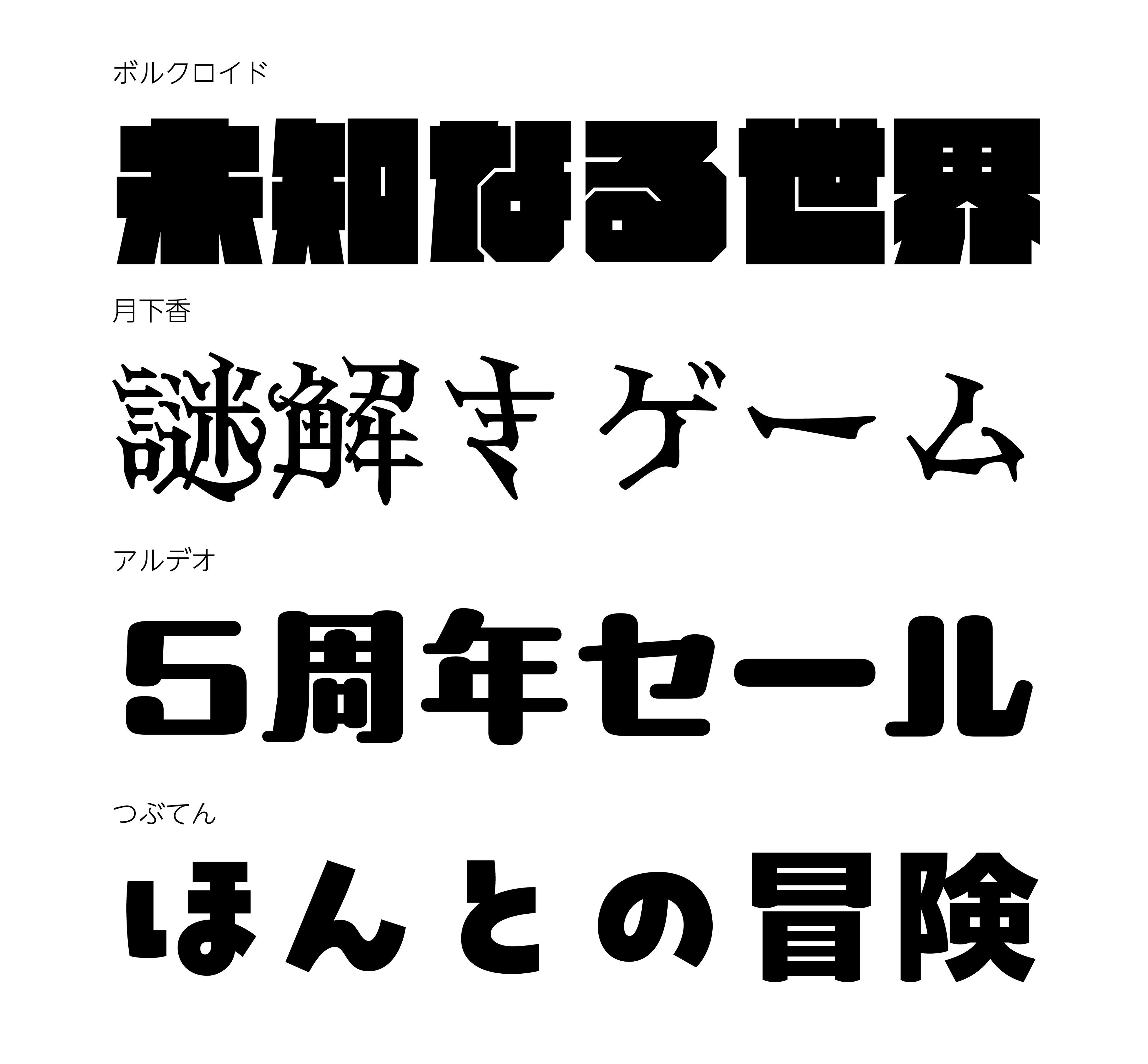 活字 4号 5号 6号 明朝体？ 囲い文字 囲み文字 カタカナ ひらがな
