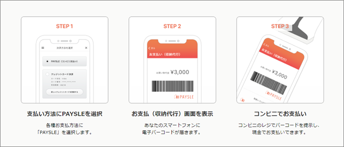 PAYSLEお支払イメージ