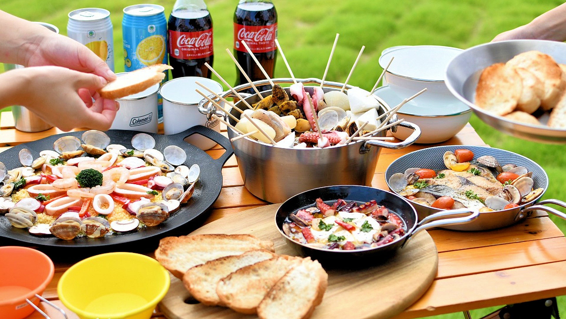 ふくしま浜キャンプ飯