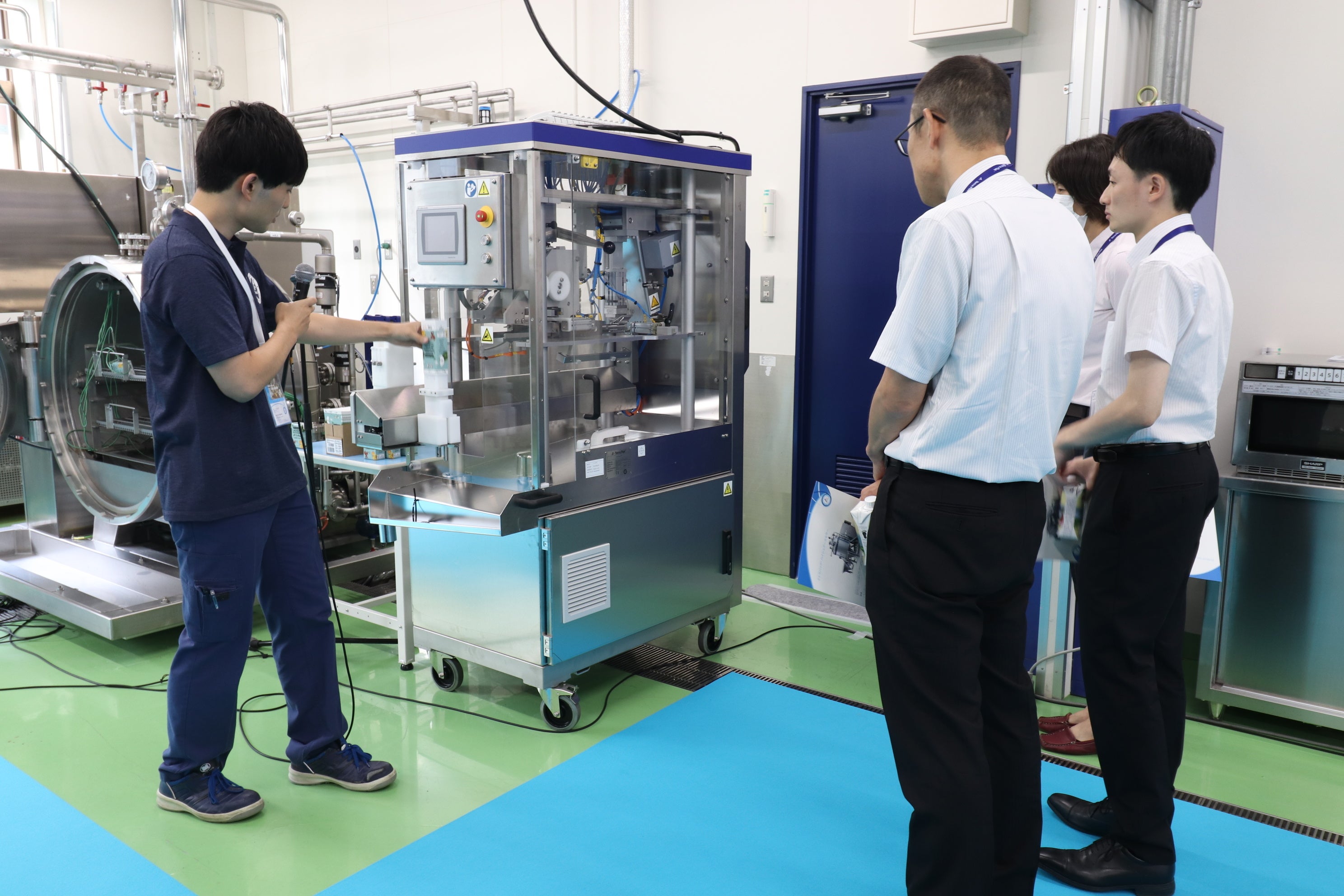 テトラ・リカルト®テスト設備の様子