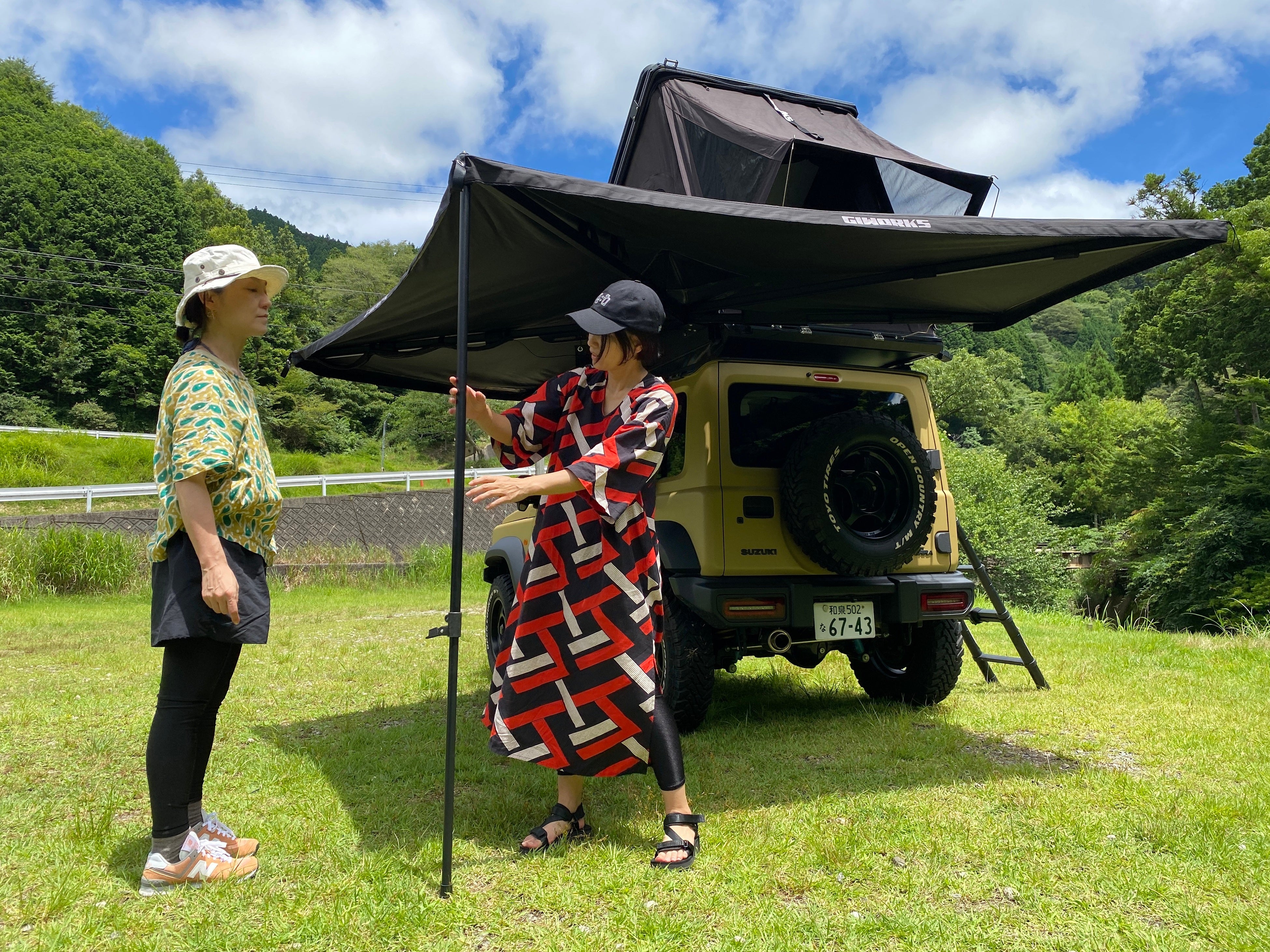 設営も超簡単　慣れたら２分で完了！