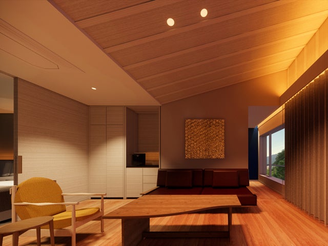 85平米リビング