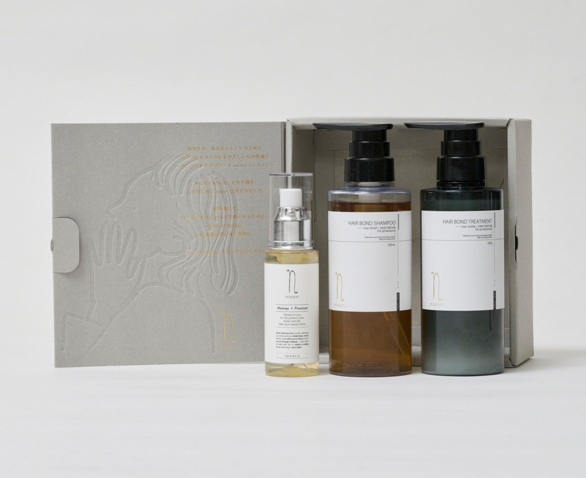 ヘアケアブランドnicoriから、サロンクオリティの集中ダメージケアで