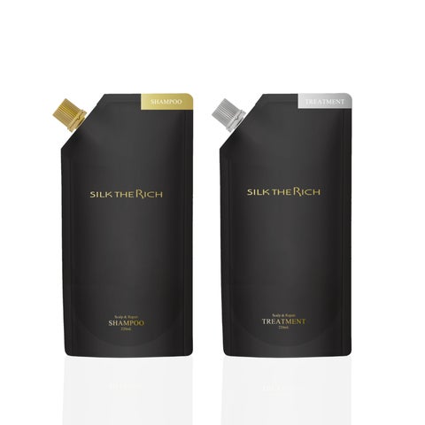 天然シルクの魅力を発信する「SILK THE RICH」人気のシャンプー 天然シルクの魅力を発信する「SILK THE RICH」人気のシャンプー