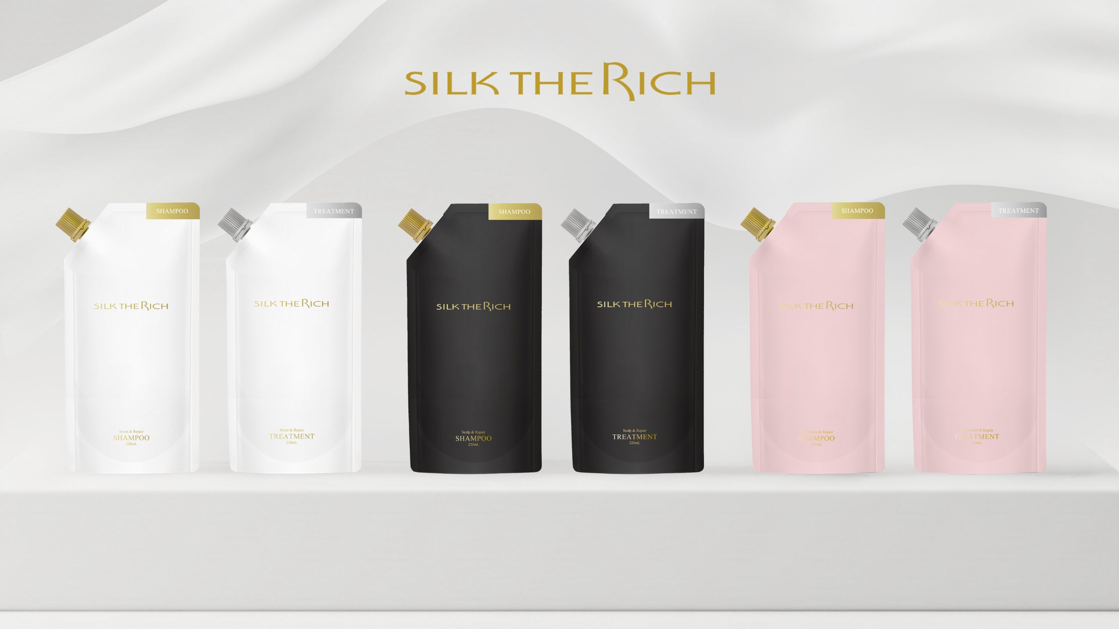 天然シルクの魅力を発信する「SILK THE RICH」人気のシャンプー 天然シルクの魅力を発信する「SILK THE RICH」人気のシャンプー