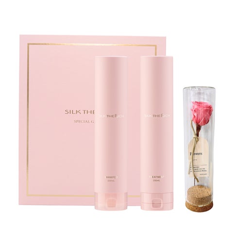天然シルクのフレグランスヘアケア「SILK THE RICH」 母の日限定ギフト 天然シルクのフレグランスヘアケア「SILK THE RICH」 母の日限定ギフト