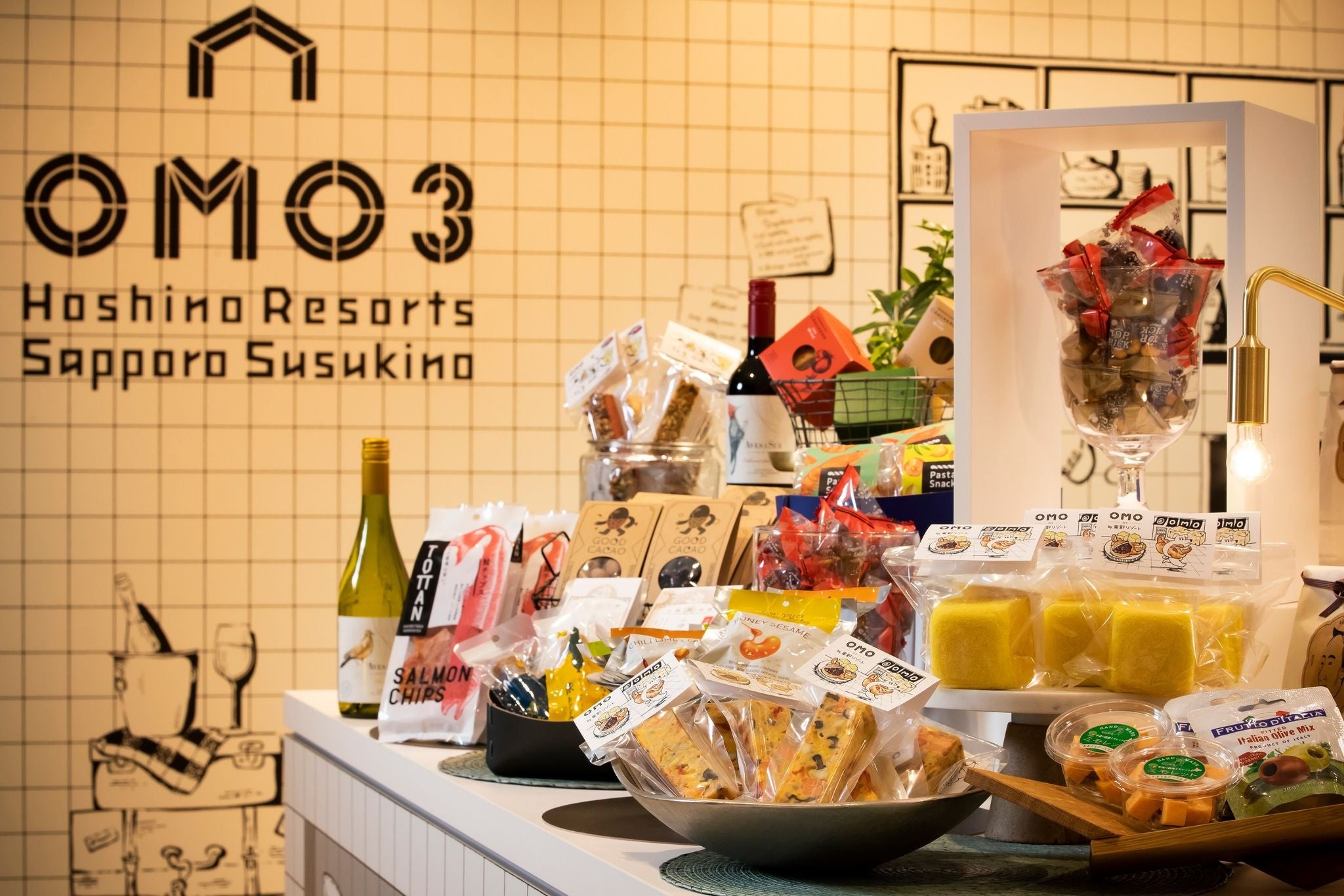 OMO3札幌すすきのにある、フードドリンクステーション