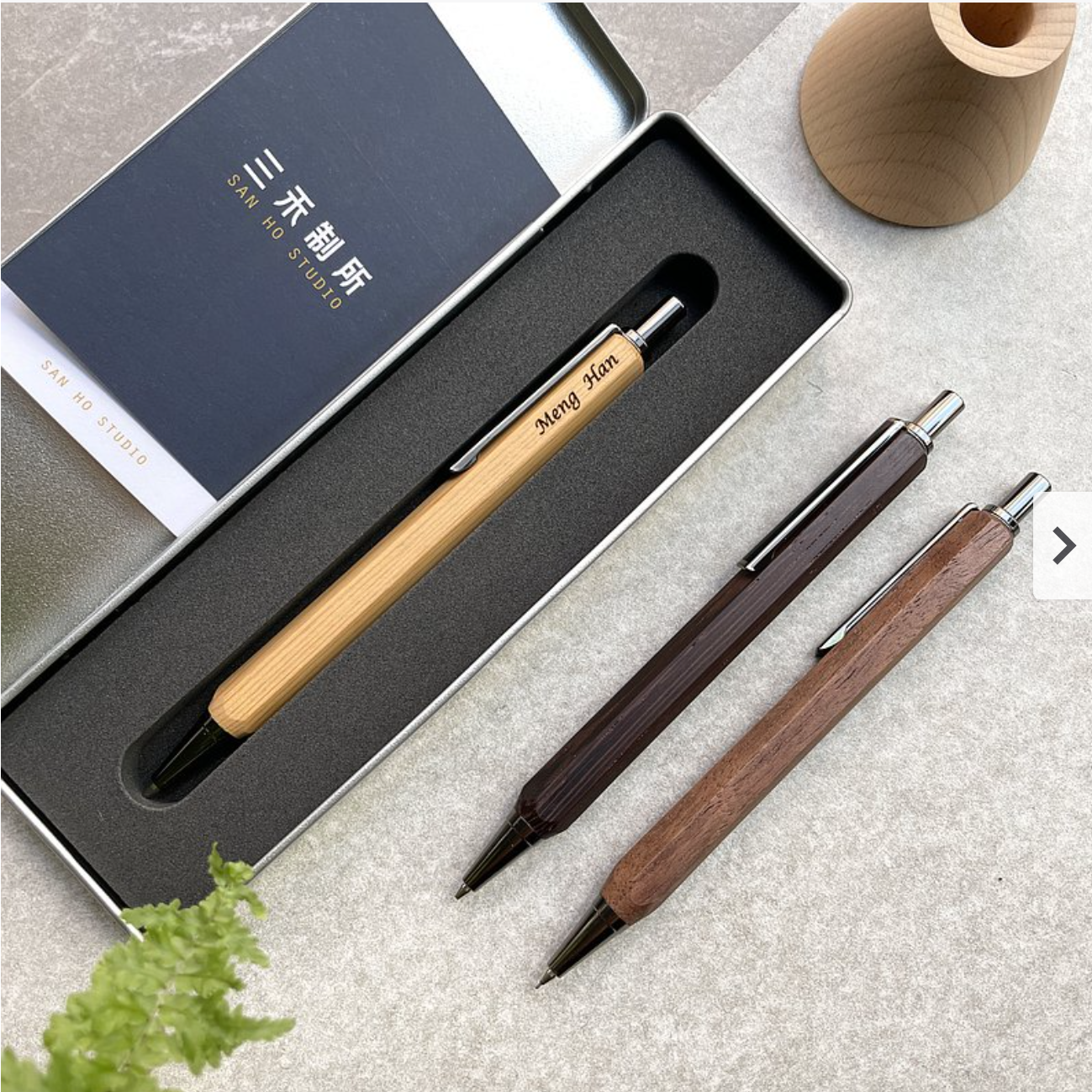 台湾発の木軸ペンブランド「SAN HO Studio」のシャープペンシル日本初