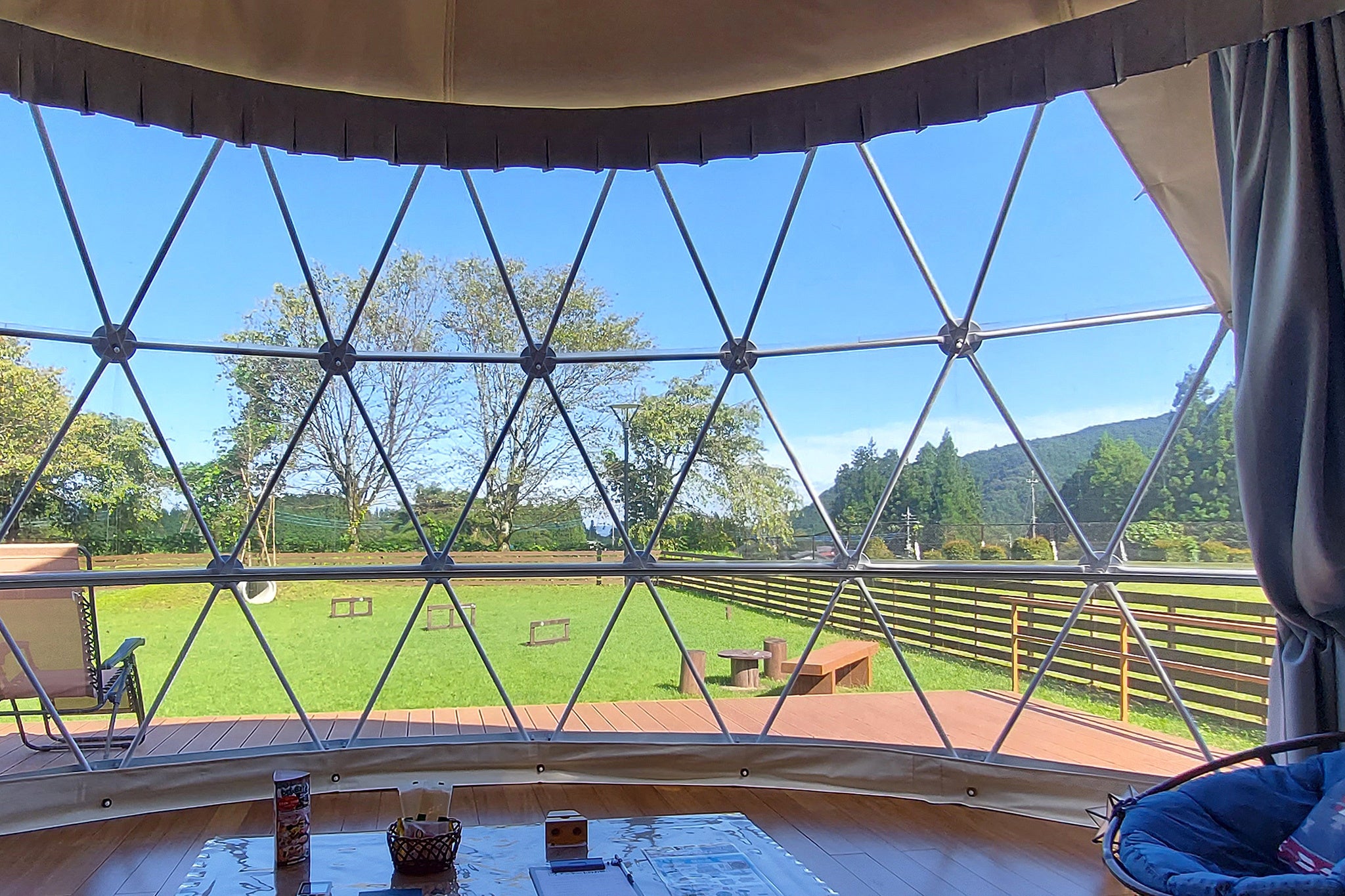 広々快適な6ｍ+7ｍのツインドーム