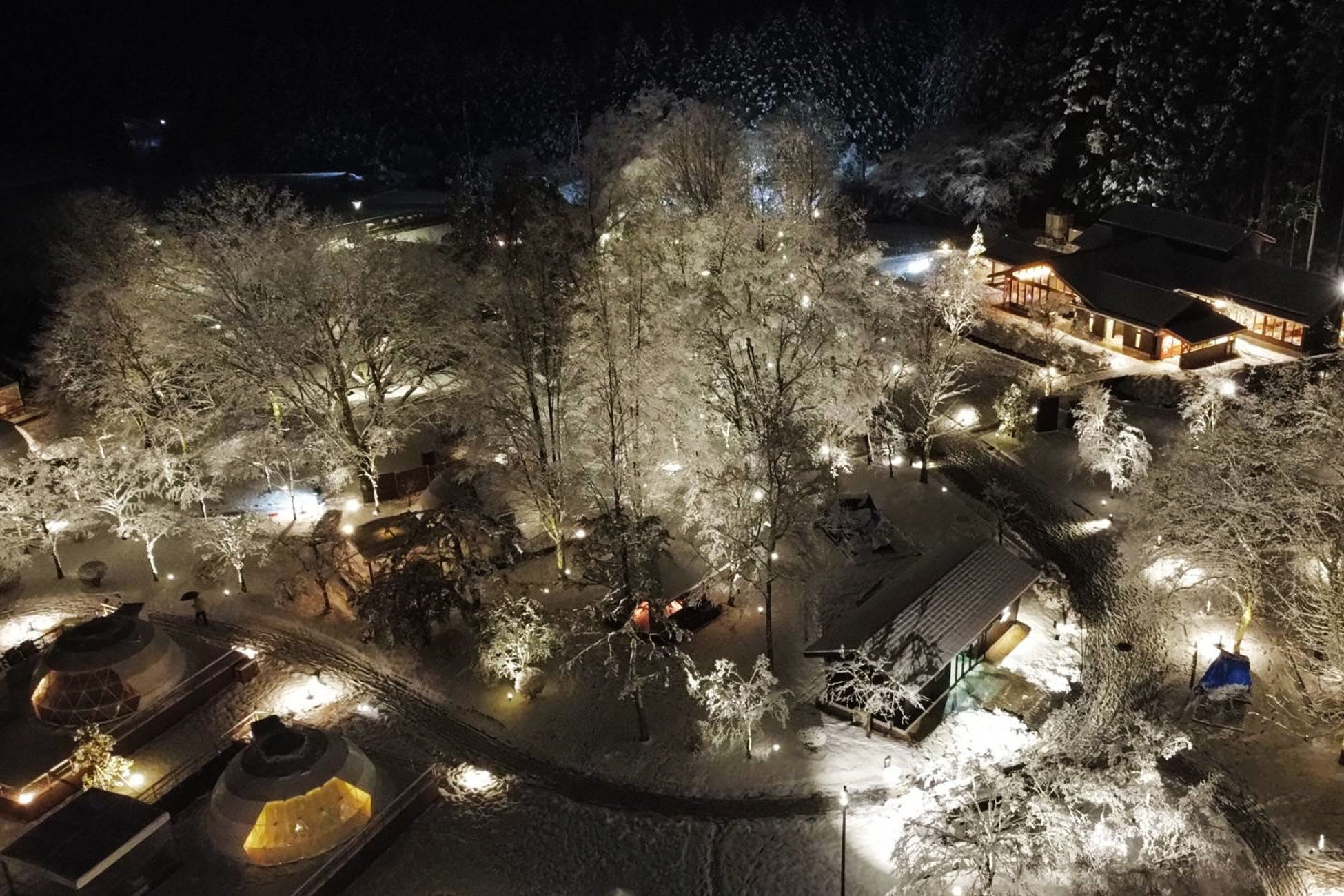 【Winter】雪のグランピング2023～ドローン空撮～