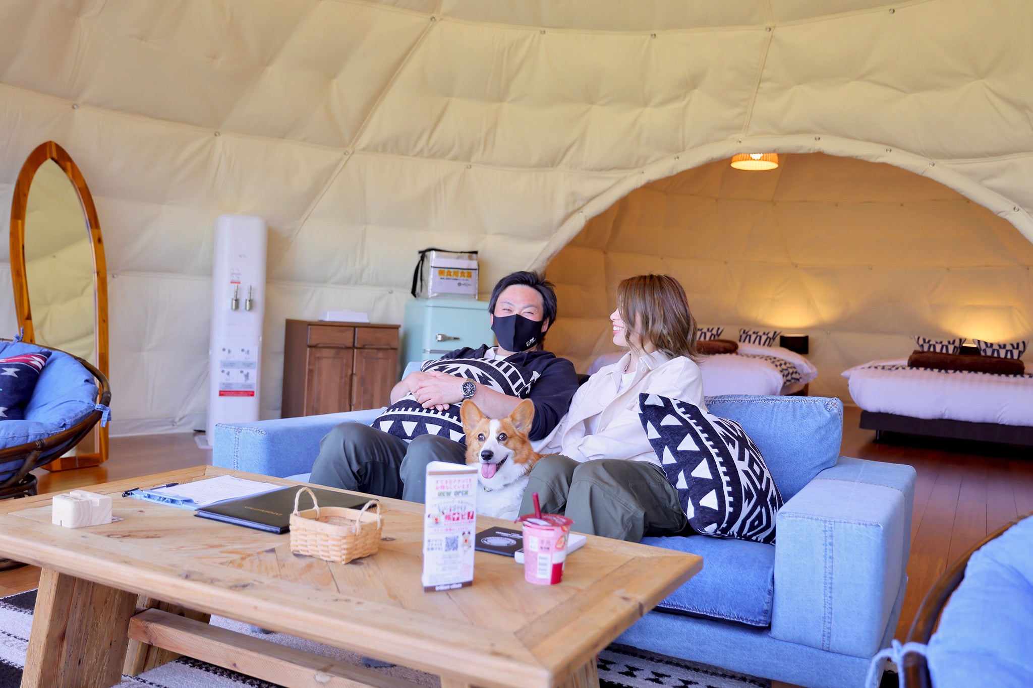 45kgまでの大型ワンちゃん2頭までご利用OK！