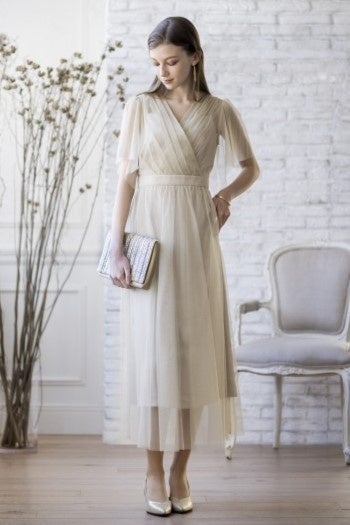 AimerAcretエメエクレ／店舗限定ペプラムドレス