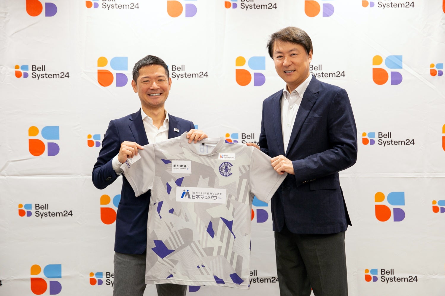 左から クリアソンの代表取締役社長CEOの丸山氏と当社の代表取締役 社長執行役員CEO 野田