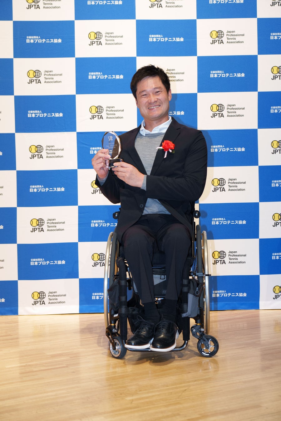 Player of the year賞 国枝慎吾様