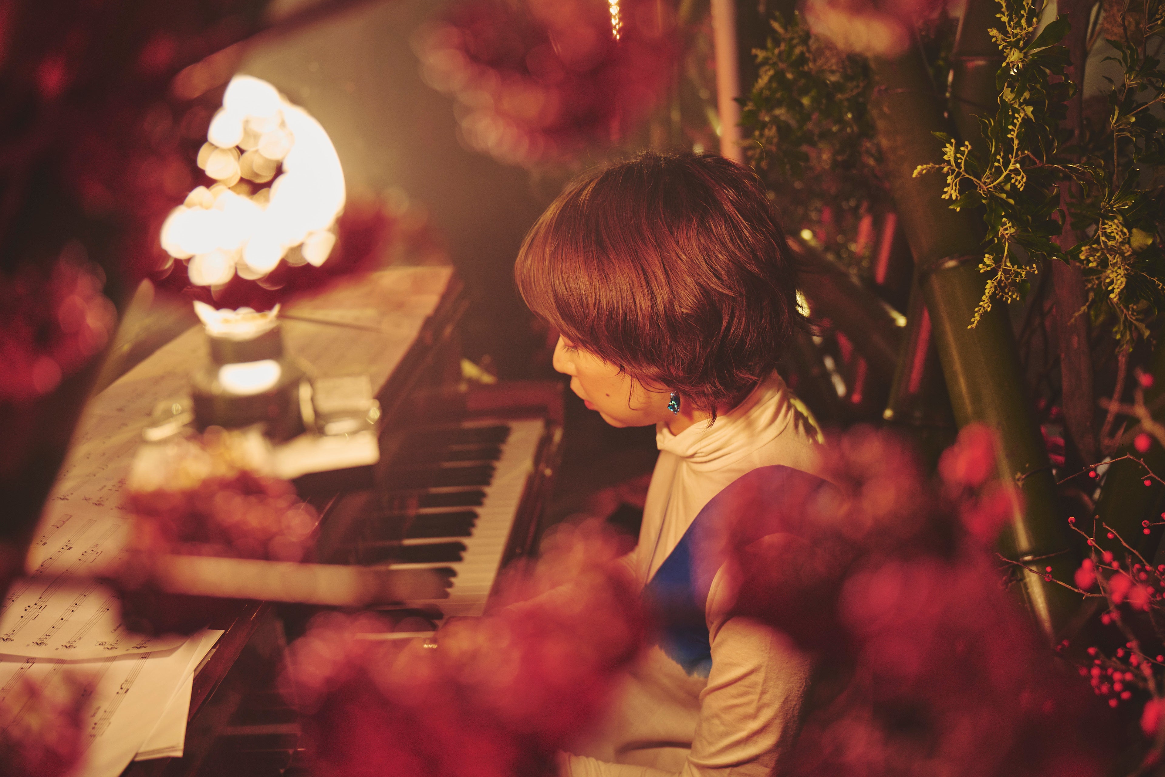 いけばなの中での演奏