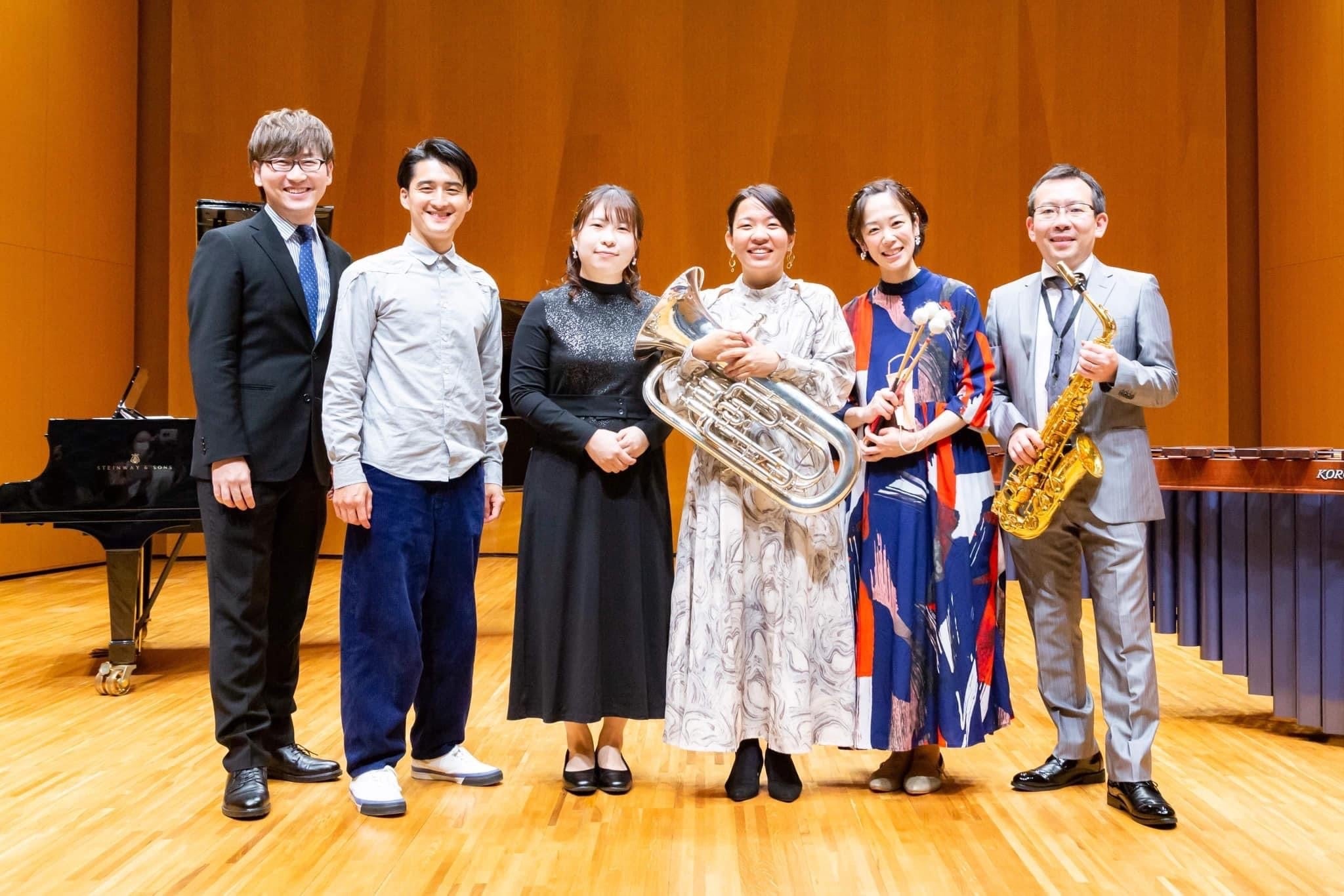 金沢にて日本を代表するユーフォニウム奏者の小久保まい氏に演奏された