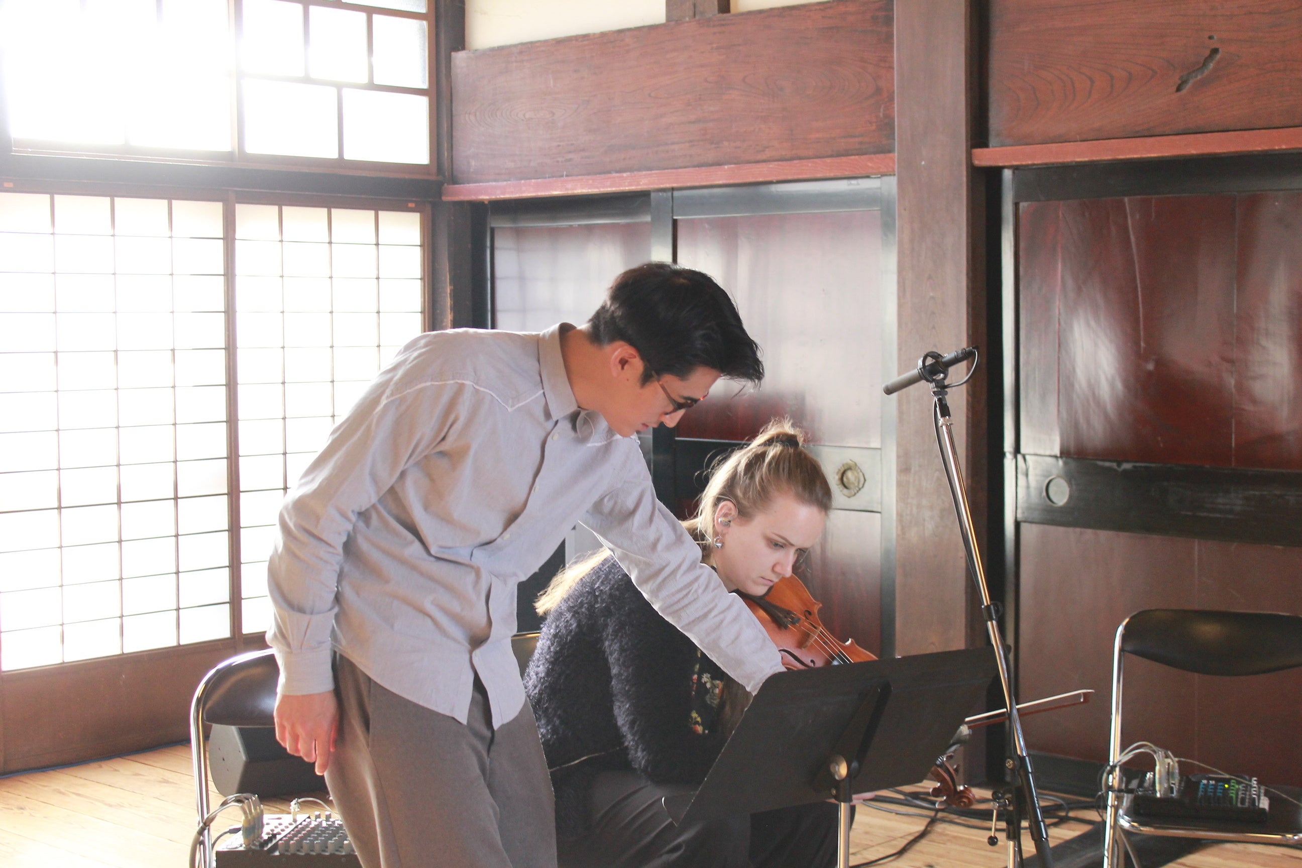 ヴァイオリン奏者のジドレ・ヴァイオリン氏