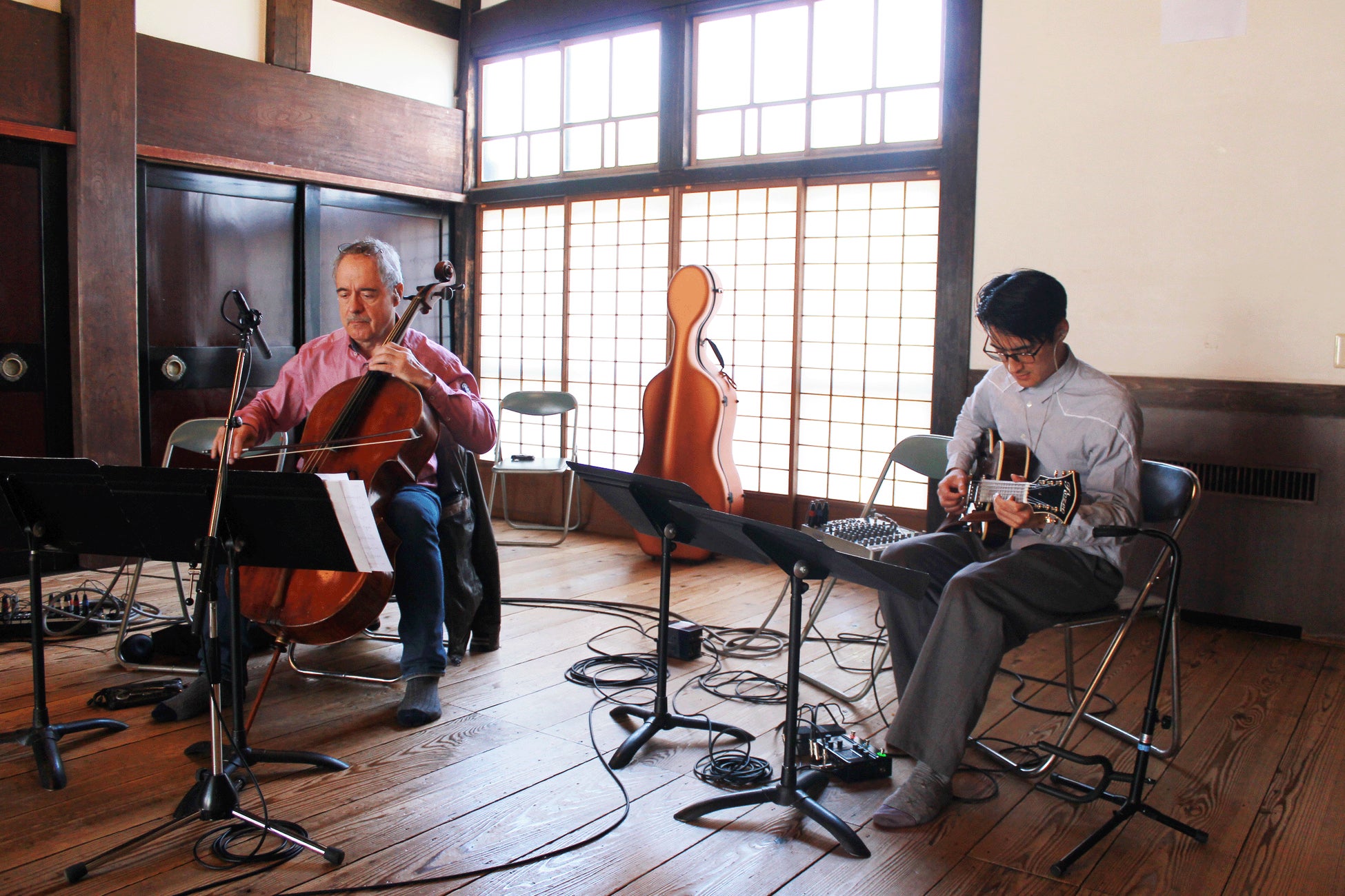 チェリストのルドビード・カンタ氏