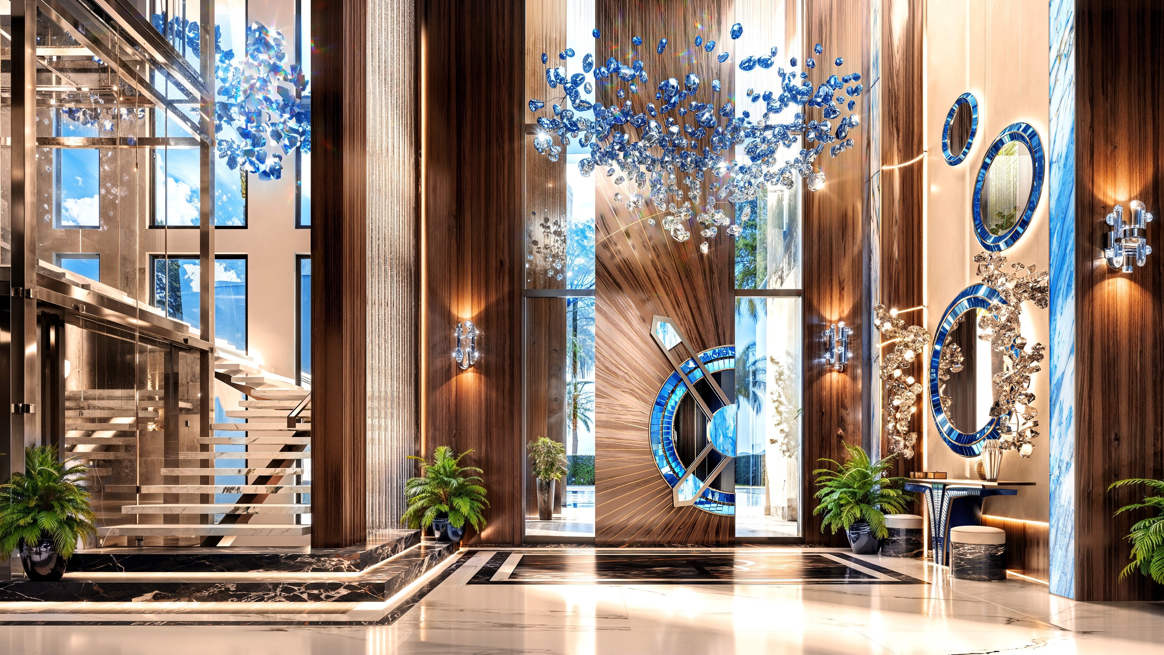 ジョン・ラファージ ヴィンテージ ステンドグラス 3枚 ビルトモア・エステート邸 ジョン・ラファージ ヴィンテージ ステンドグラス 3枚